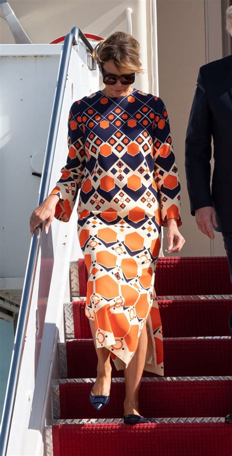 gucci kaftan dress melania